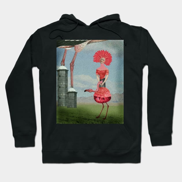 Ballerina Flamingo Hoodie by Loveday101